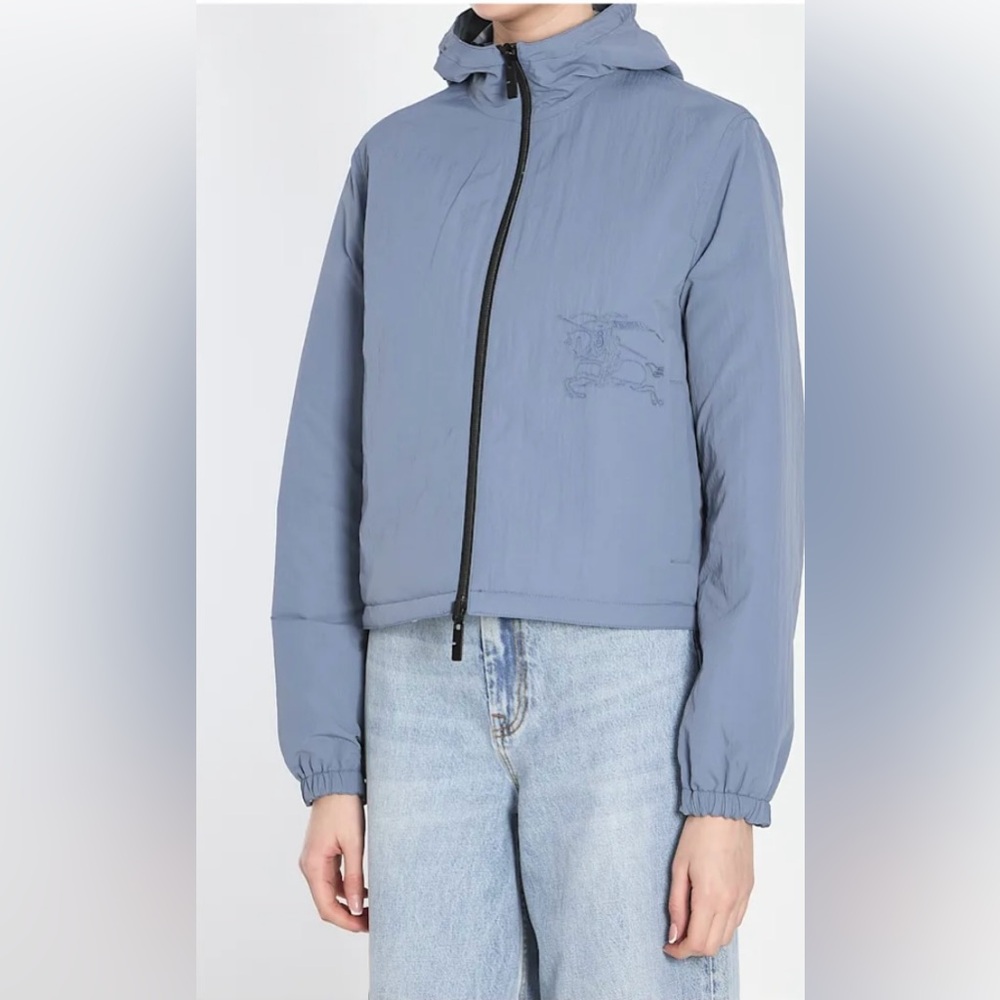 Cropped Reversible Check Jacket - Picture 2 of 16
